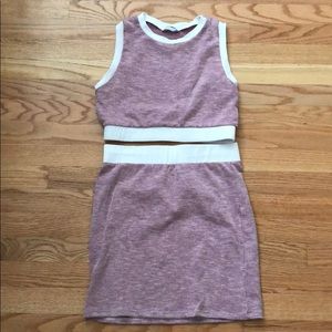 Fashion Nova two piece dress outfit pink